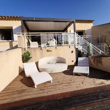 Climatisée Avec Piscine Privée Pour 6 Personnes Proche Et Port, Calme Et Confortable - Fr-1-607-26 Agde