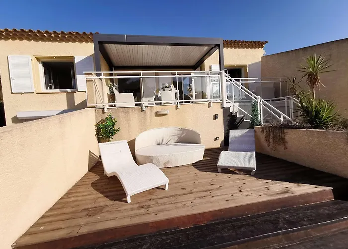Climatisée Avec Piscine Privée Pour 6 Personnes Proche Et Port, Calme Et Confortable - Fr-1-607-26 Agde